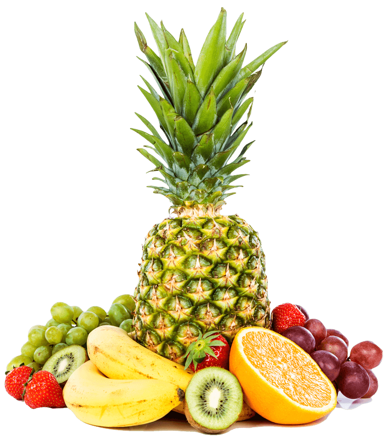 fruit on a white background PZLXKCN